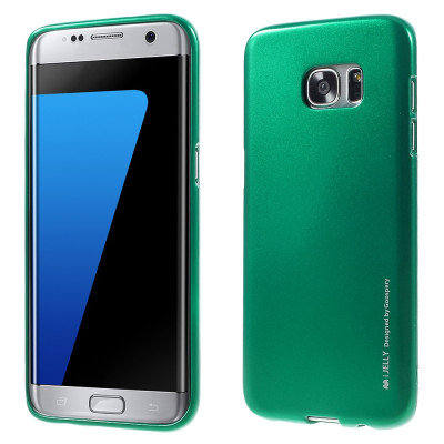 Силиконови гърбове Силиконови гърбове за Samsung Силиконов гръб ТПУ MERCURY iJelly Metal Case за Samsung Galaxy S7 EDGE G935 зелен